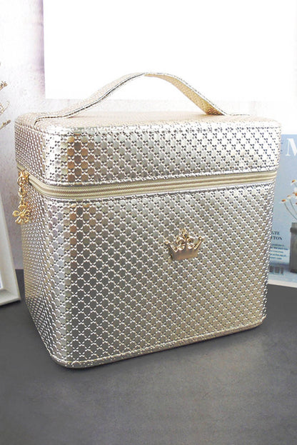 Gold Luxury Large Capacity Professional Cosmetic Bag