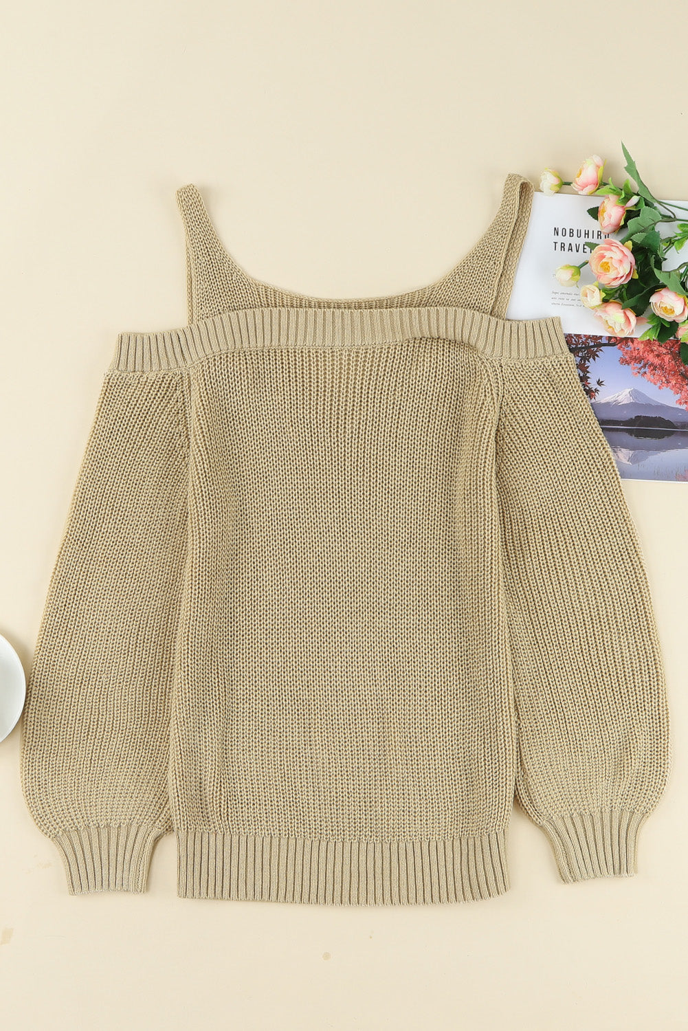 Dew Shoulder Juliette Knitted Sweater